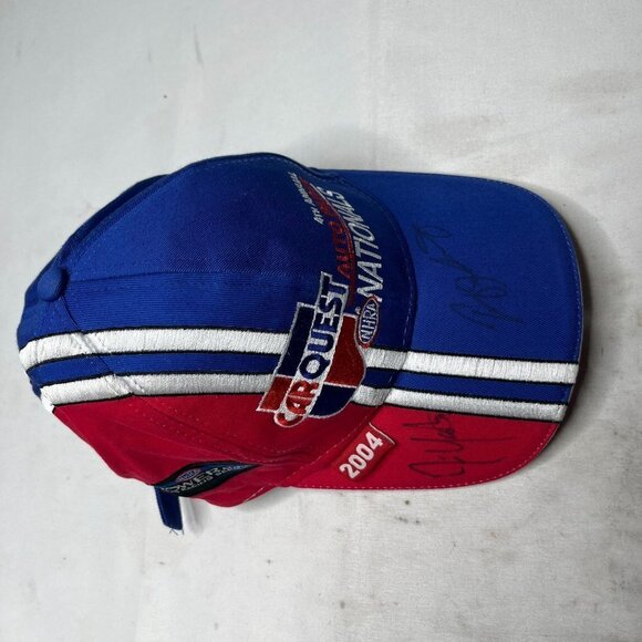 Powerade Hat Cap Adults Strap Back Red White Blue Drag Racing Carquest N… - Picture 4 of 8
